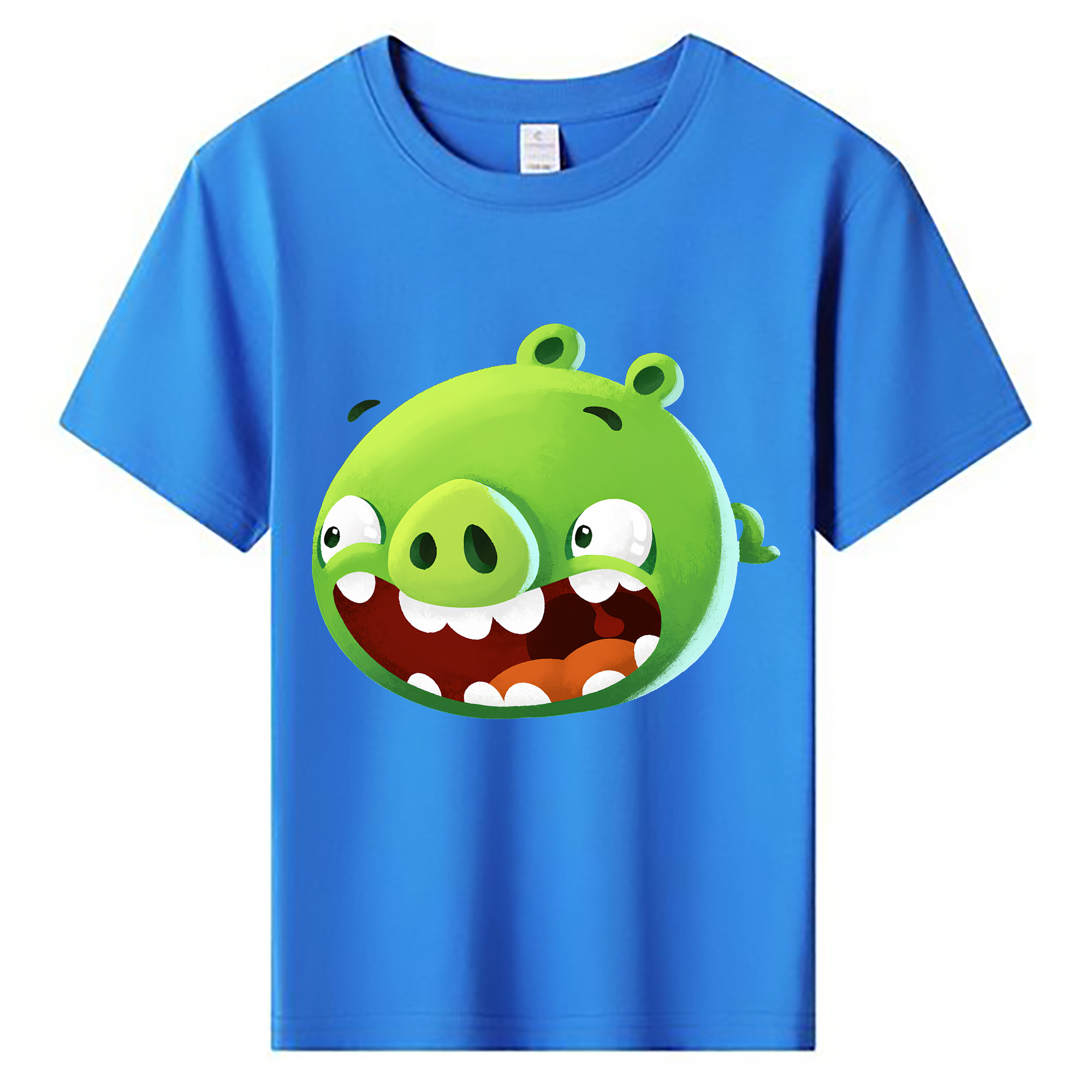 （画像用） Angry Birds アングリーバード 綿100％キッズTシャツ（フロントプリント）